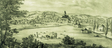 Stich von Thanmnhausen um 1900