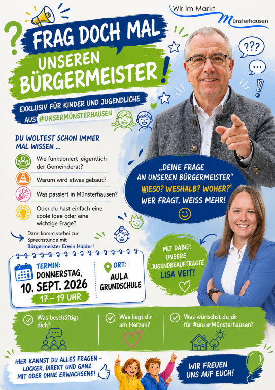 Frag doch mal unseren Bürgermeister!