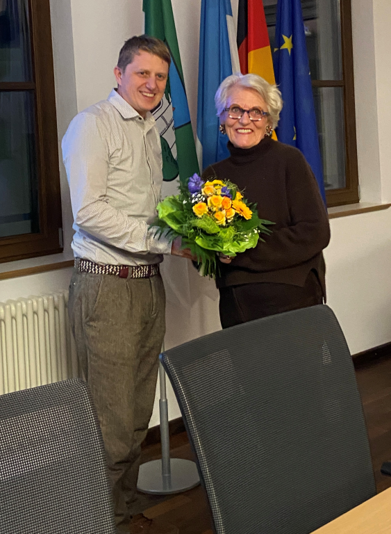 Stadt Thannhausen Ehrung Birgit Goltermann